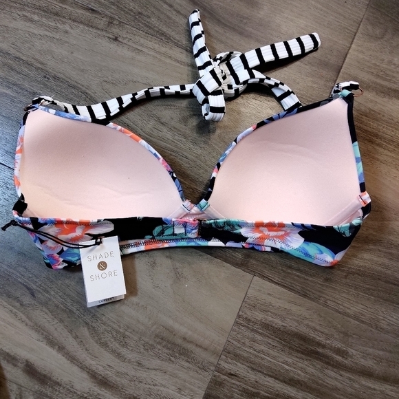 Shade & Shore Lightly Lined Current Floral Top - Picture 3 of 7